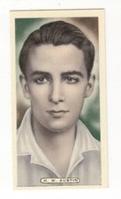 1935 Tennis Card HENRY BUNNY AUSTIN International Tennis Hall of Fame
