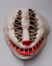 Masque Halloween Tête De Mort Sourire Yeux Cousu Masque Démon Squelette En Latex