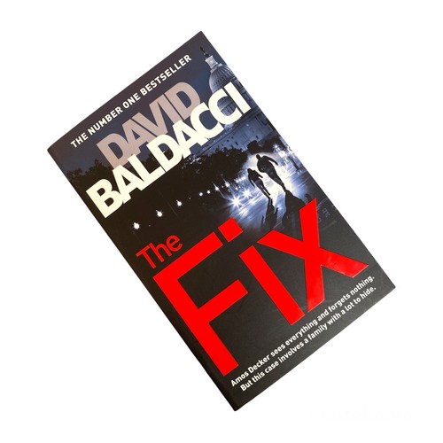 David Baldacci The fix serie Amos Decker edizione inglese Pan 2017 thriller - Foto 9 di 10