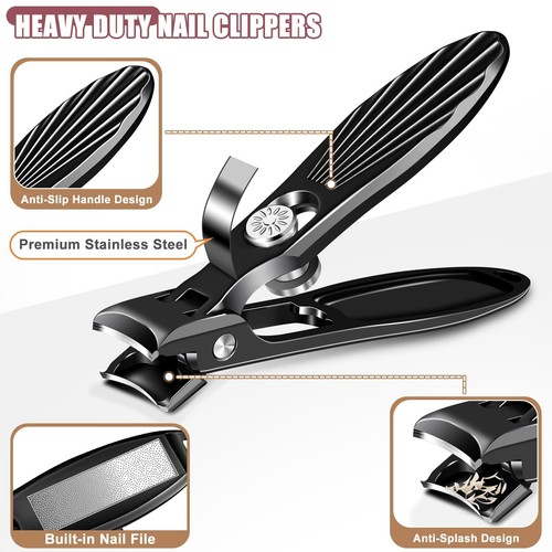 2024 New German Nail Clippers for Men, Upgrade Wide Jaw Opening Nail Clippers - Picture 5 of 7