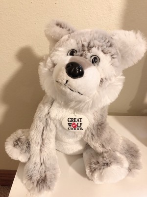 grey wolf stuffed animal