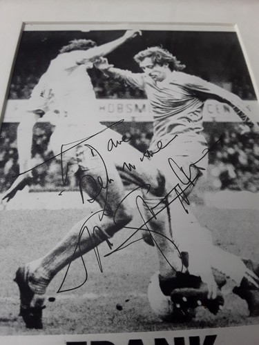 LEICESTER CITY/BOLTON MEMORABILIA-FRANK WORTHINGTON PHOTO HANDSIGNED 6X4 FRAMED - Picture 3 of 8