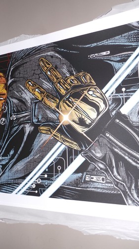 Daft Punk Guy by Rhys Cooper & Studio Seppuku 2015 S/N xxx/150 - Picture 4 of 4