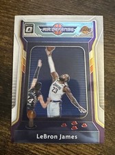 Lebron James 2020-21 Panini Donruss Optic Basketball #5 Air Defense