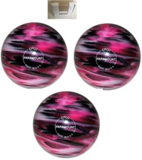 EPCO Duckpin- Paramount Marbleized - Magenta, Black & White (with engraving)