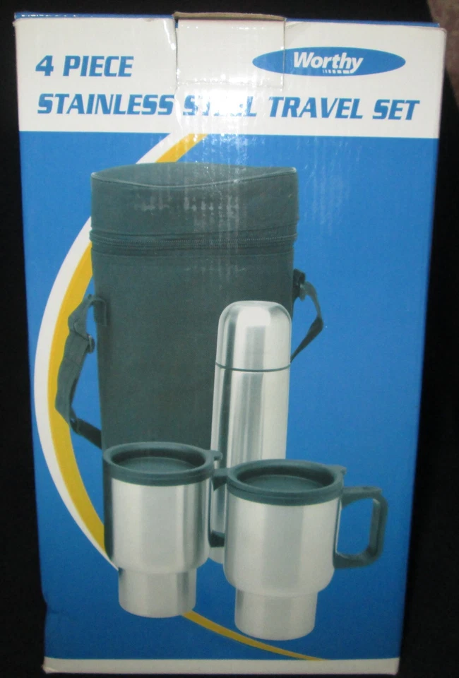 Juego de viaje de acero inoxidable digno Foto 3 de 4