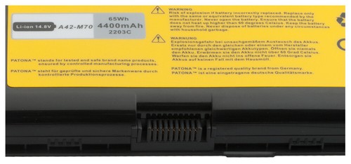 Batteria Patona li-ion 4400mAh per Asus 70-NSQ1B1200PZ,70-NSQ1B1200Z - Imagen 5 de 5