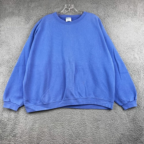Vintage 90s Cheetah Blue Crewneck 