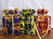 Iowa Hawkeyes, Iowa State Cyclones or UNI Iowa square tissue box cover pick one