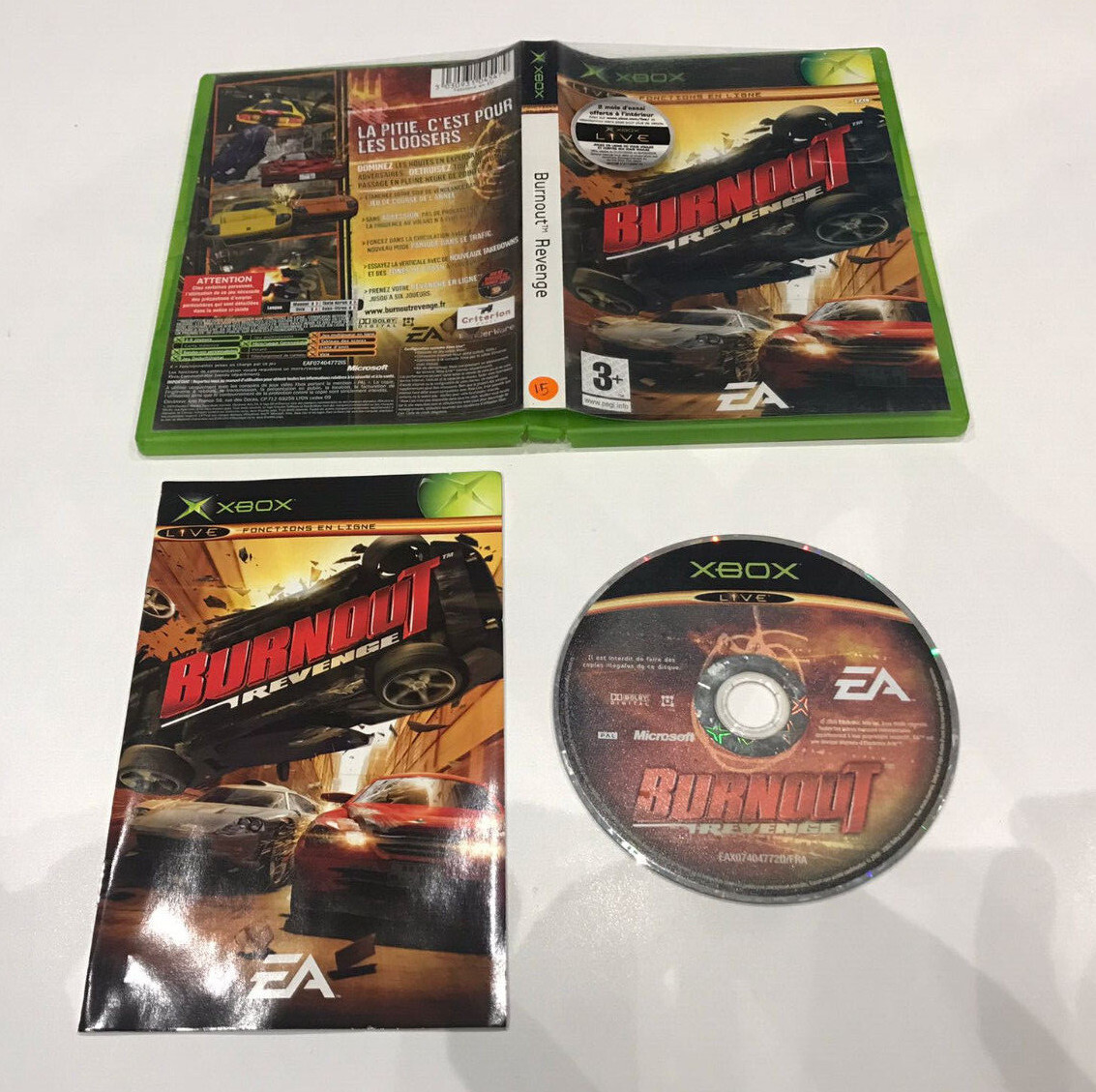BURNOUT REVENGE AVEC LIVRET XBOX TESTE✅