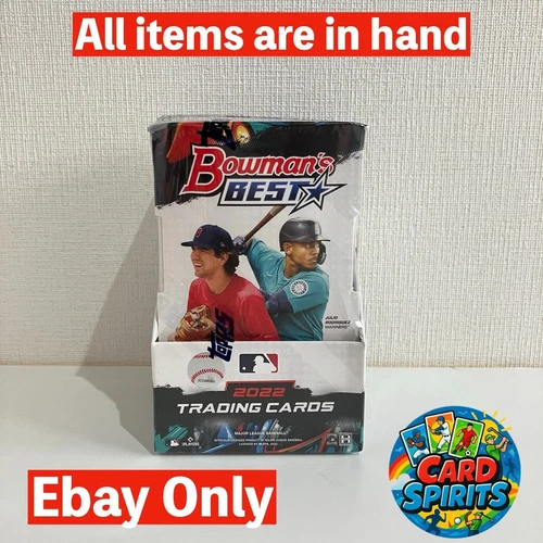 2022 Bowman's Best Baseball Hobby Box Sealed Trading Cards in Hand