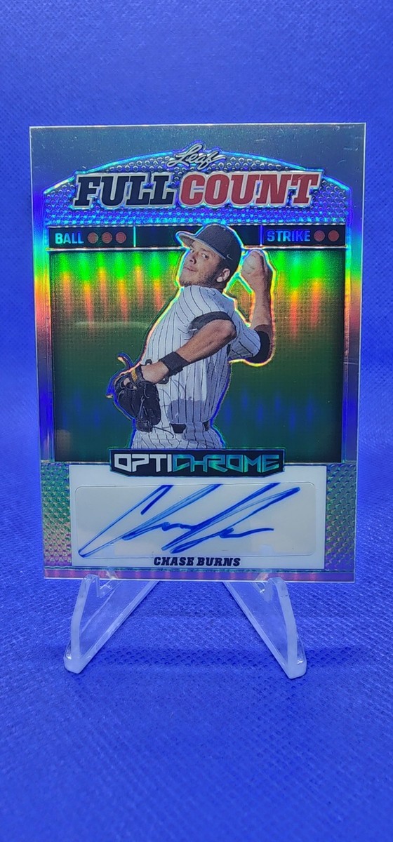 2023 Leaf Eclectic Chase Burns chrome full count Auto # 9/10 | eBay
