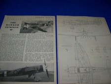 HAWKER TEMPEST II..DETAILS/3-VIEWS/HISTORY/SPECS 527DD 
