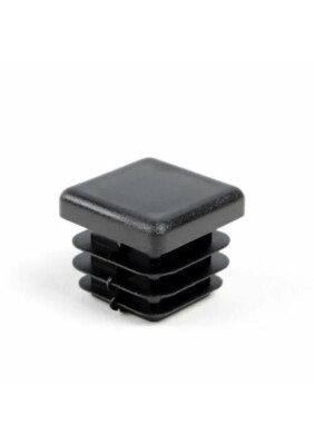 25x25 mm Vierkant Kunststoff Endkappen Blindstopfen Rohr Kasten Profil Einsätze Stck100