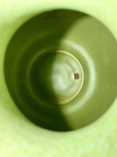Vintage Frankoma Pottery #833 Prairie Green Honey Jug With Cork Made In OK USA - Picture 7 of 7