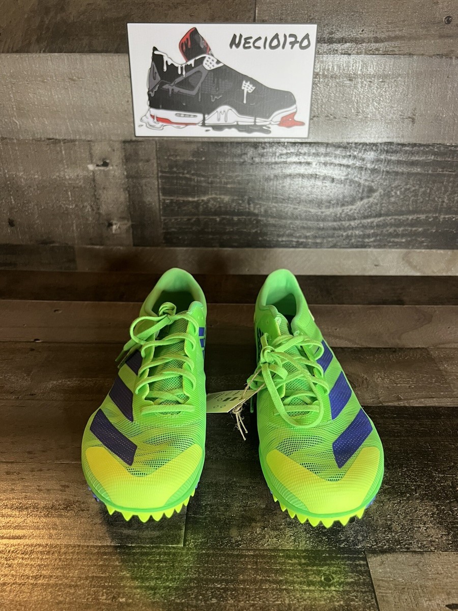 Adidas Men's Size 8.5 Green Adizero XCS Track & Field Shoes Spikes