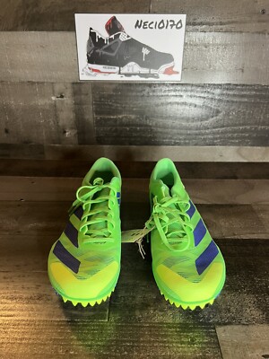 Adidas Men's Size 8.5 Green Adizero XCS Track & Field Shoes Spikes