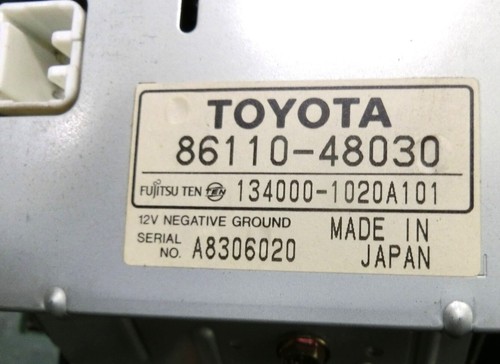 Lexus RX300 1999-2003 Radio Audio Climática Información Pantalla con Borde de Madera ⭐F4⭐ - Imagen 12 de 13