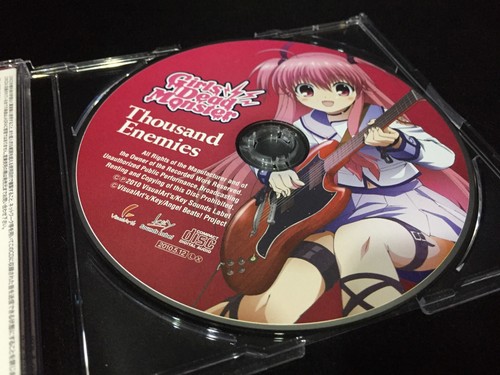 Thousand Enemies Girls Dead Monster Anime Series Angel Beats! Single OBI CD - Picture 4 of 6