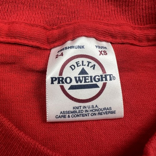 Vintage 1998 Arizona Chili Dogs Youth T-Shirt Red Size XS Made in USA - Picture 4 of 8