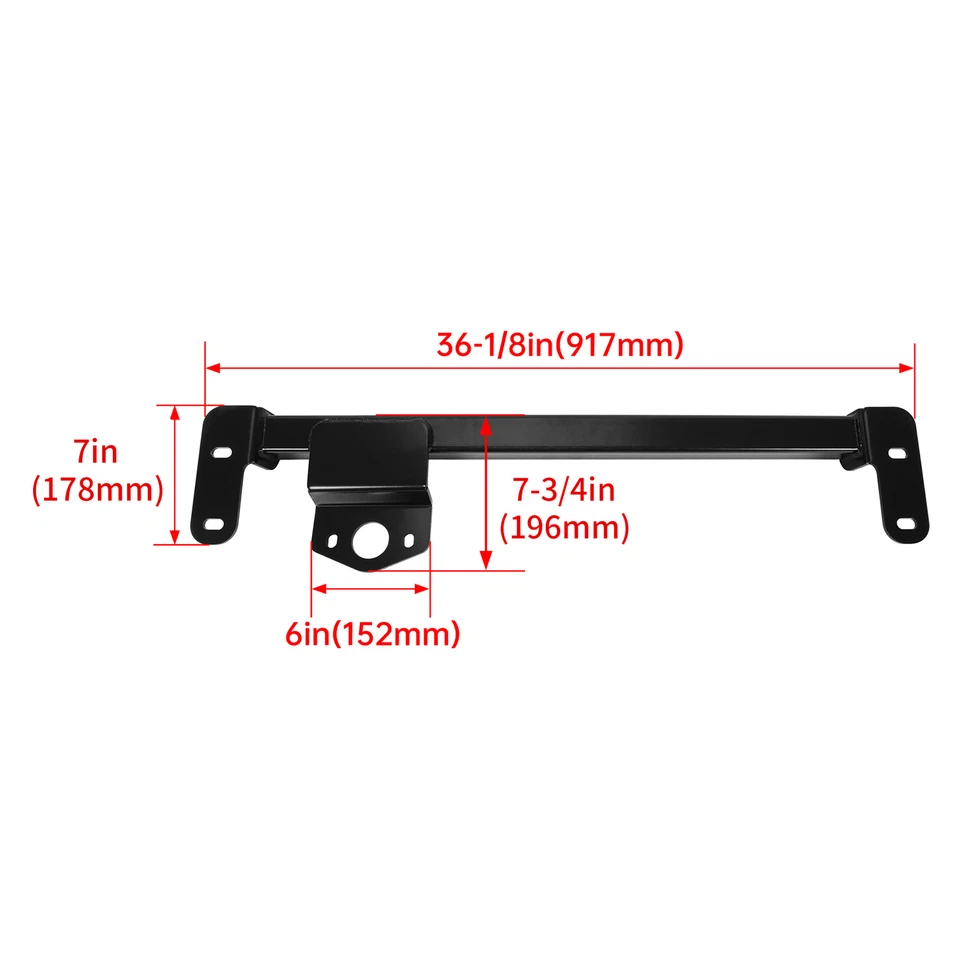 For 2009-2022 23 Dodge Ram 2500 3500 4WD Steering Gear Box Stabilizer Bar Brace - Image 3 of 4