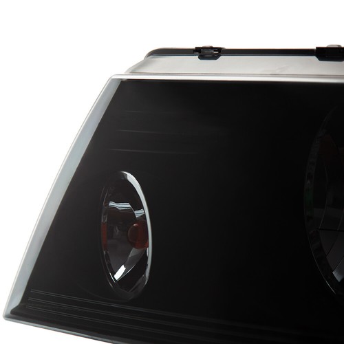 CONJUNTO FAROS LATERALES ÁMBAR CARCASA NEGRA apto para FORD F-150 F150 04-08 2 PIEZAS - Imagen 8 de 12