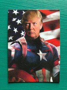 DONALD-TRUMP-Captain-America-Avengers-Endgame-Custom-Parody-MAGA-Baseball-Card