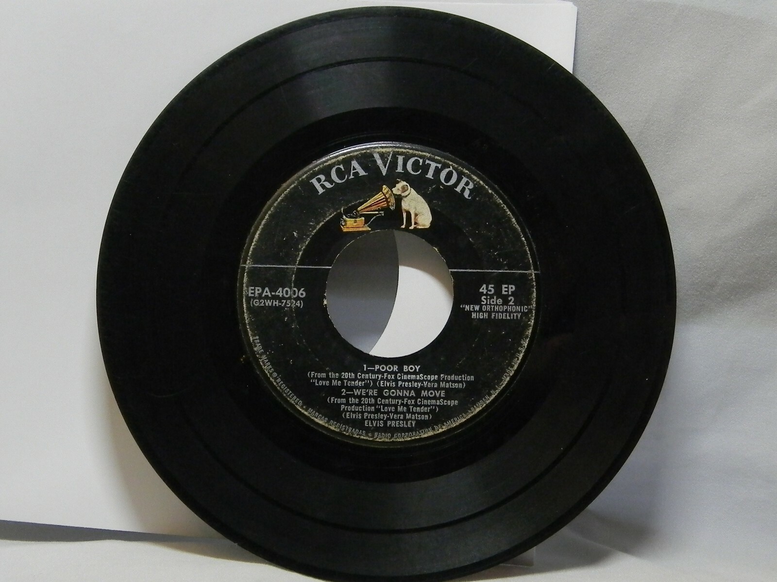 ELVIS PRESLEY EPA 4006 LOVE ME TENDER & MORE 45 RPM RECORD 030 | eBay