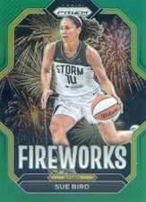 2023 Panini Prizm WNBA SUE BIRD #14 GREEN PRIZM FIREWORKS INSERT STORM