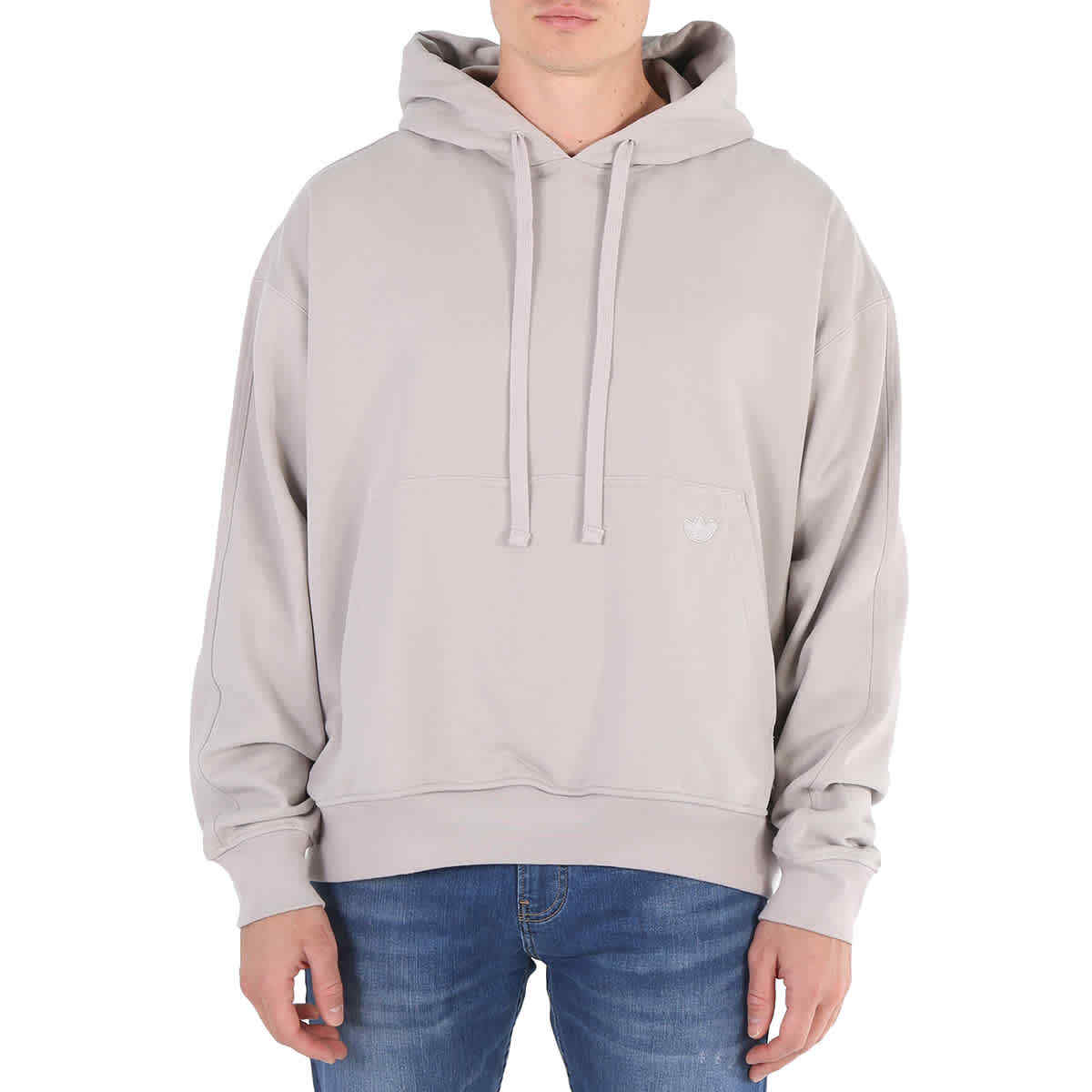 adidas blue version essentials hoodie