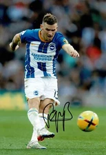 Pascal Gross Signed 12X8 Photo Brighton & Hove Albion F.C. AFTAL COA (1652)