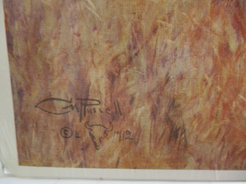 Charles M. Russell Lewis & Clark Meet Flatheads Druck von Union 76 Werbegeschenk - Bild 4 von 6
