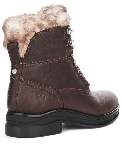 Ariat Harper Sherpa Dry Shield Winter Womens Boot In Dark Brown 3 - 8 - Picture 3 of 6