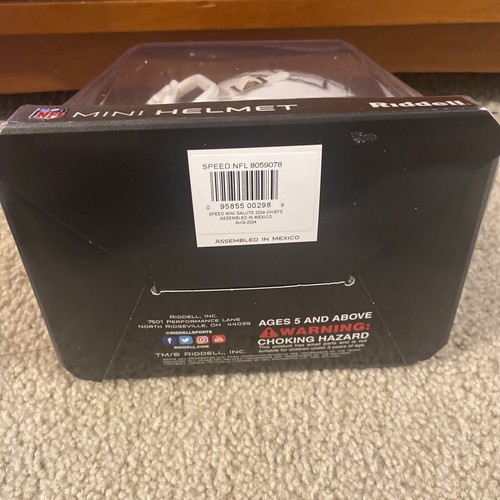 2024 Kansas City Chiefs Salute To Service Riddell Speed Mini Helmet - Picture 5 of 7
