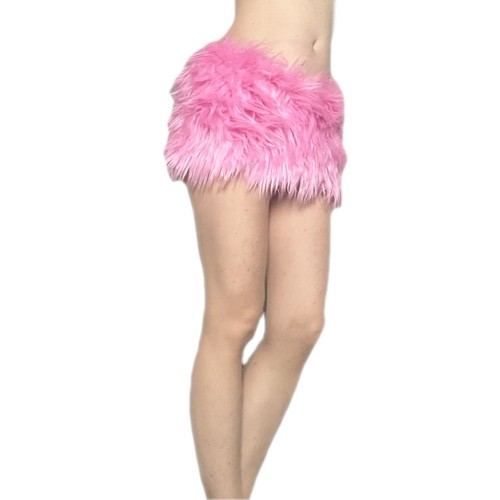 Handmade Faux Fur Skirt, Micro Mini Rave Furry Fuzzy Cute Sexy Many Colors - Picture 77 of 131