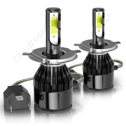 Pair HB2 H4 9003 C6 LED Headlight Lights Kit 6500K White High Low Beam Bulbs - Bild 11 von 12