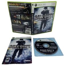 Call of Duty World at War Microsoft Xbox 360 Complete CIB w/ Manual Tested
