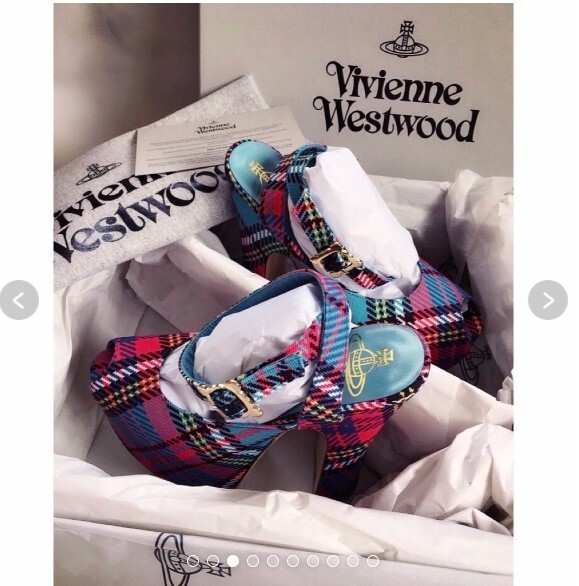 Vivienne Westwood Women's Blue Macandy Tartan VARGAS