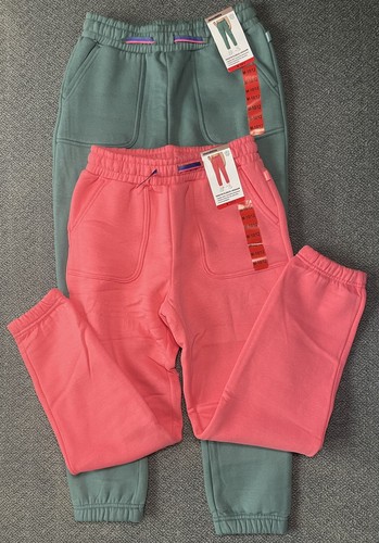 Mondetta Youth Joggers 2 Pair Pink & Green Size 10-12 - Picture 4 of 14