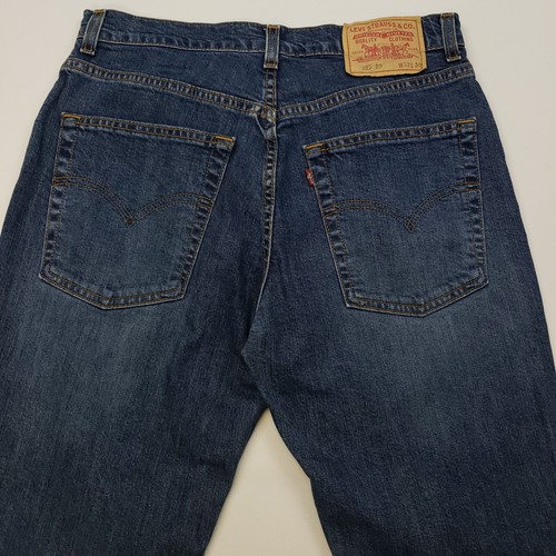 Jeans Levi's 525 acampanados elásticos vintage W30 L30 para mujer azul corte bota regular - Imagen 9 de 13