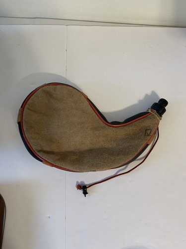 Water Recuerso de Espana Wine sac bota vintage Leather Wineskin matador Bull - Picture 4 of 5