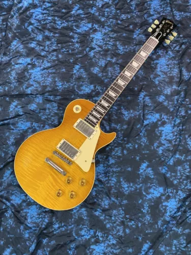 Gibson CS HC 1959 Les Paul Standard VOS Hand Select Top 2018 Honey Lemon Fade