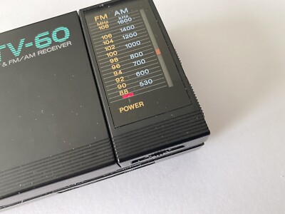 Vintage Casio Model TV-60 Portable TV & FM/AM Receiver | eBay