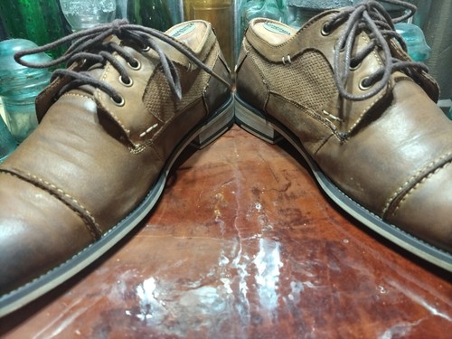 Men's Steve Madden Oxford Size 9B Leather dress shoes Jagwar lightly used NICE - Picture 7 of 17