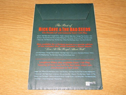 NICK CAVE - THE BEST OF - UK PROMO FLYER PACK / FAMILY TREE - Imagen 2 de 5