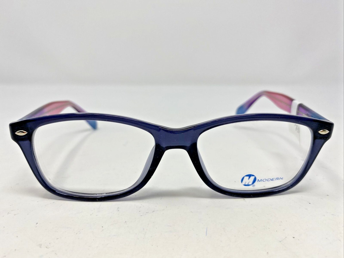 Modern PHASE BLUE 52-17-145 Blue Fade Flex Hinge Eyeglasses Frame FN49