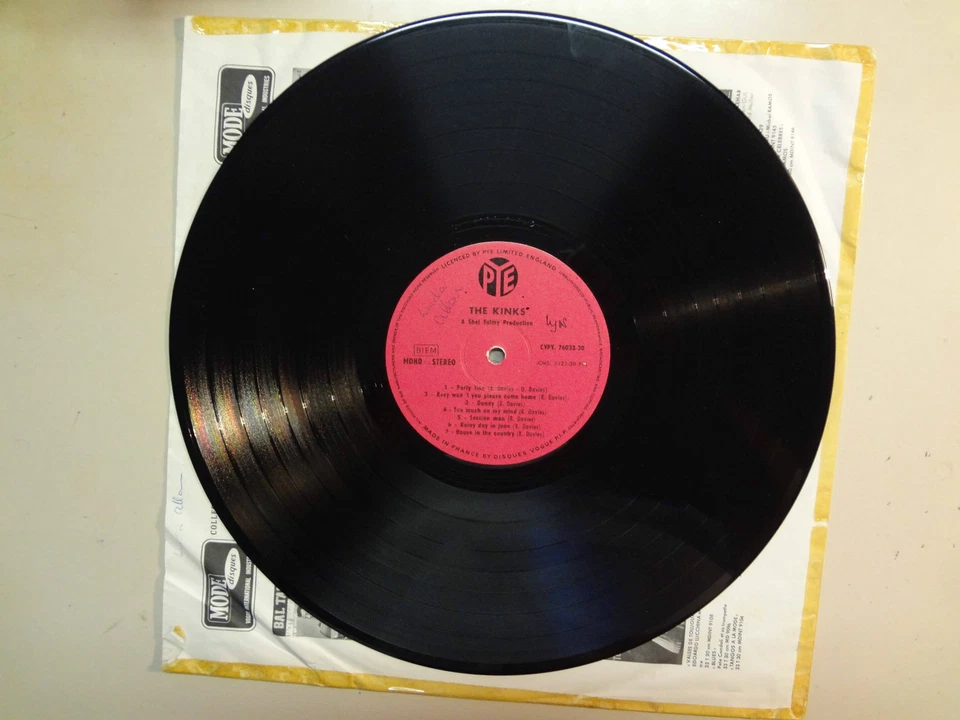 KINKS:Sunny Afternoon-France LP Pye Limited CVPV 76032.30 Mono-Stereo 14Trks.PCV - Image 4 of 4