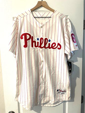 Majestic Philadelphia Phillies Authentic Sewn Jersey AUTHENTIC  Sz 48 NEW