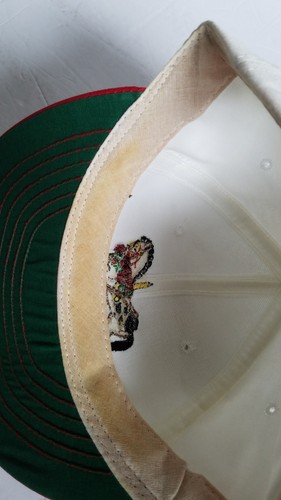 Chance Industries Carousel Horse, Vintage White Strapback Hat. Needs A Cleaning - Picture 4 of 7