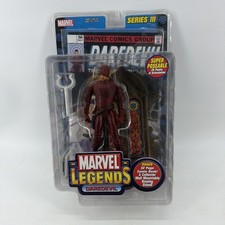 Vintage 2002 ToyBiz Marvel Legends Series III 3 Daredevil 6  Figure & Comic New